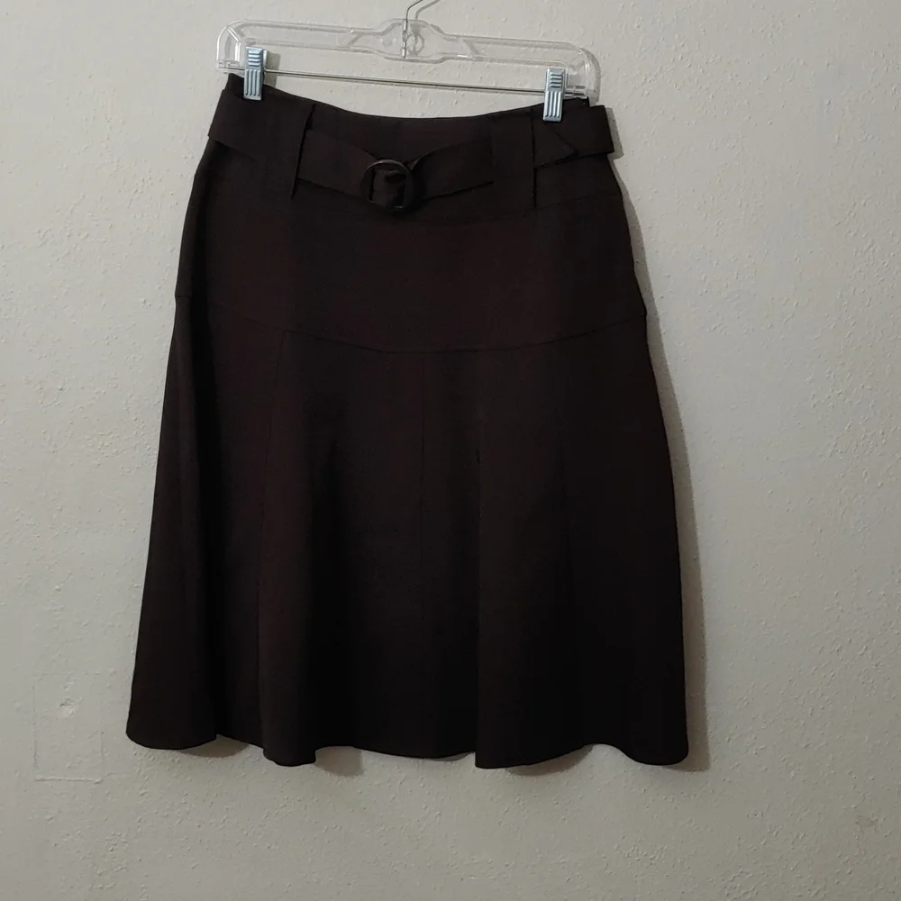 Worthington Women's Size 4 Side Zip, Flared Midi Skirt